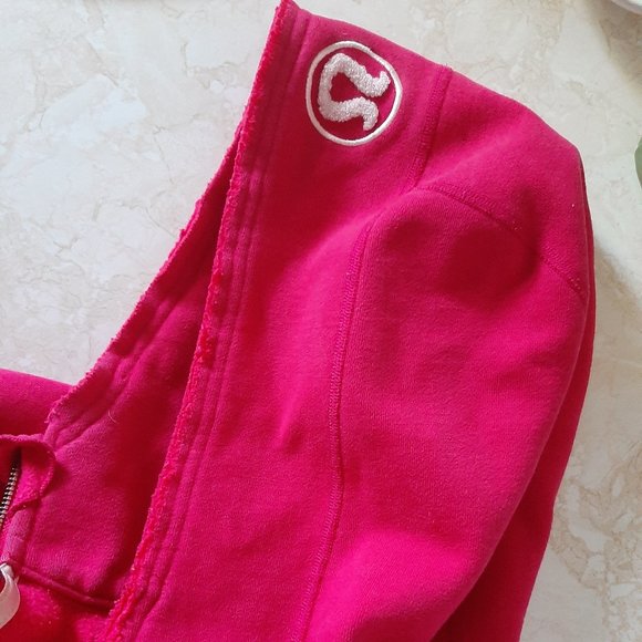 Lululemon Size 8 Pink Hoodie Zip up Jacket - Picture 4 of 7